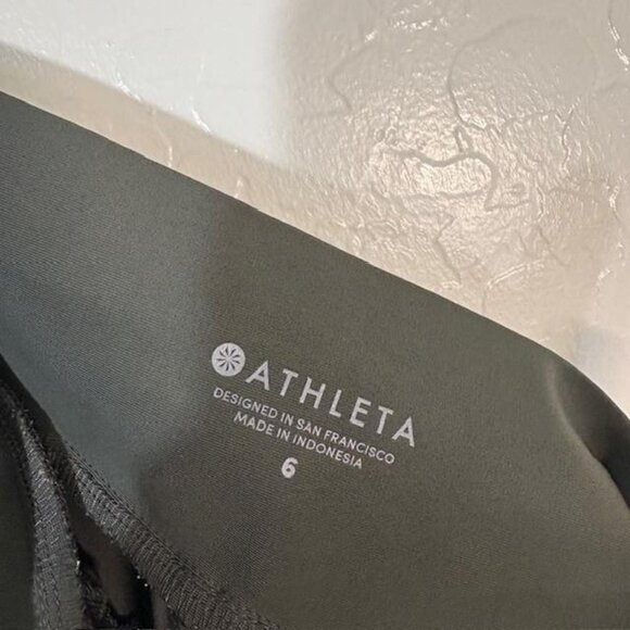 Athleta Pants Womens 6 Olive Green Cargo Jogger Sutton Stretch Cuffed Pockets - Picture 5 of 9